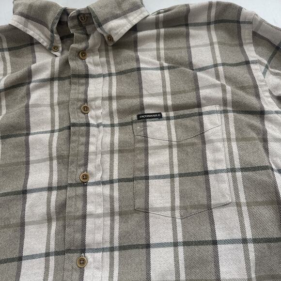 Vintage Faconnable By Albert Goldberg Flannel Sport Shirt Size Medium - Picture 2 of 9